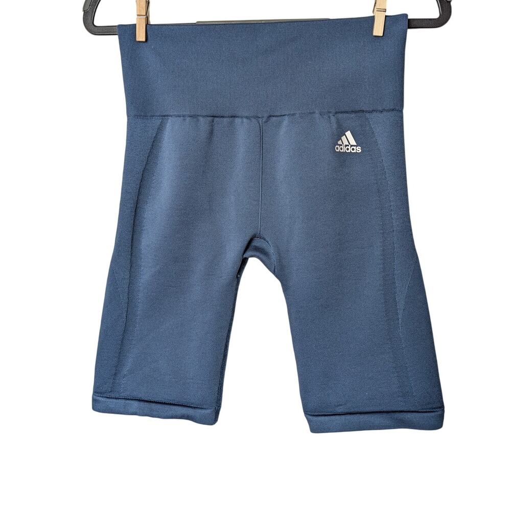 Adidas Aeroknit Ladies Blue Shorts Small